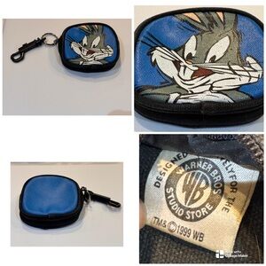 Vintage 1999 Warner Bros. Studio Store Bugs Bunny coin purse